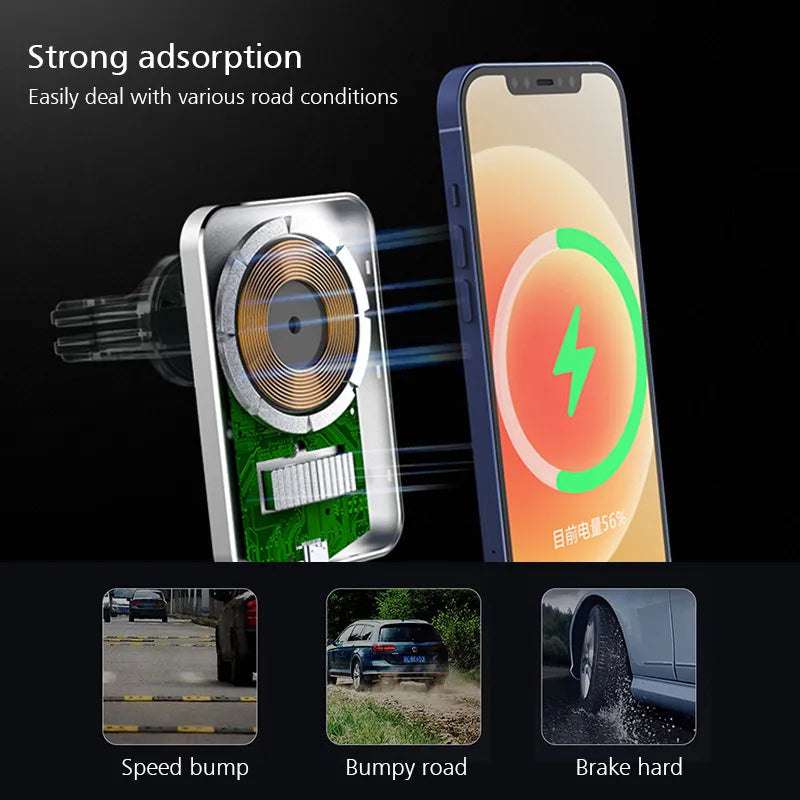 15W Magsafe Wireless Car Charger Ace Trading Canada