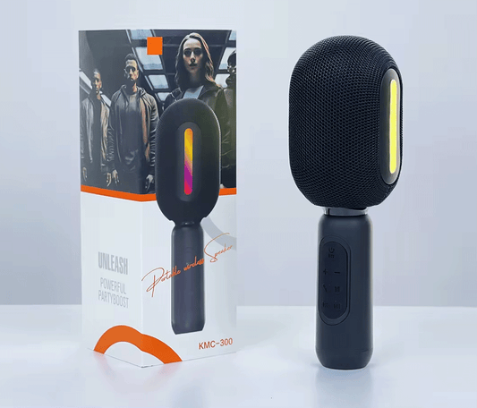 KMC300 Bluetooth Karaoke Microphone with RGB Lights