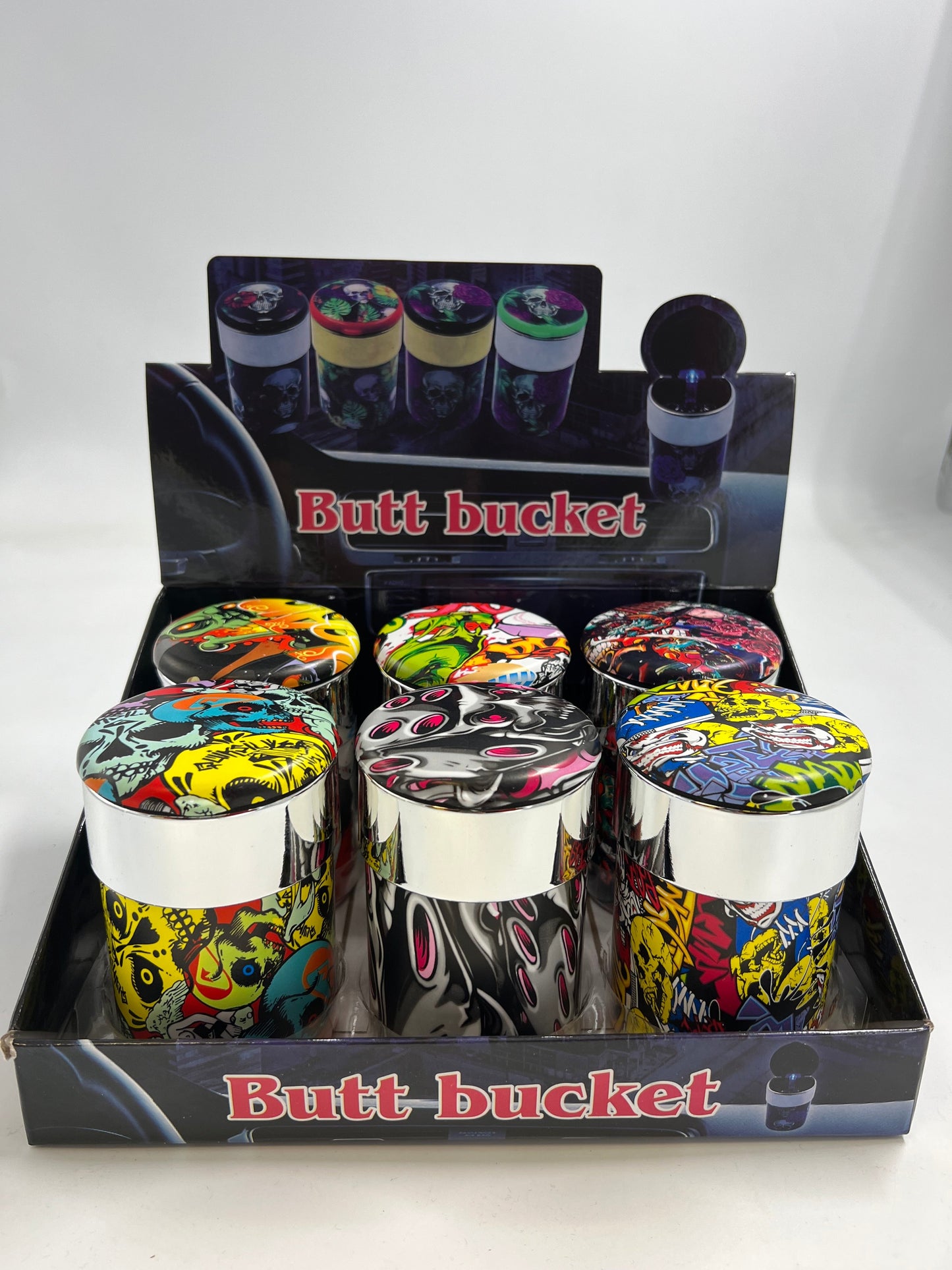 New LED Ashtray Butt Bucket Ace Trading Canada