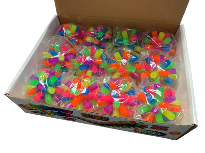 Rainbow Spiky ball - Light Up Ace Trading Canada